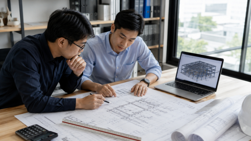 Quy trình thẩm tra thiết kế kết cấu giúp phát hiện sai sót như thế nào?