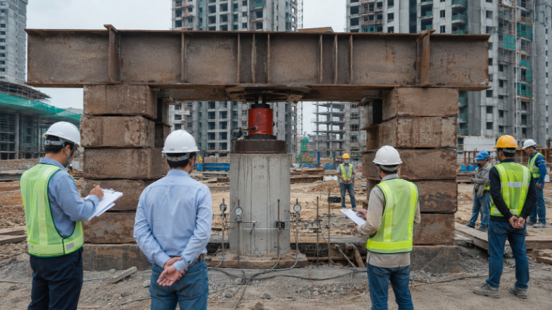 Thử tải cọc là gì? Quy trình và tiêu chí đánh giá sức chịu tải của cọc