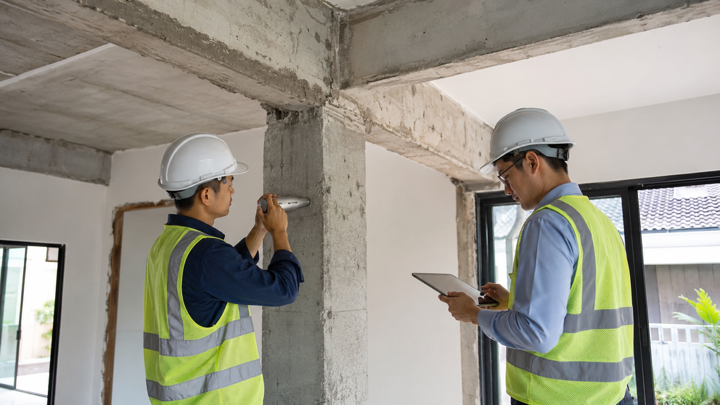 Kiểm định kết cấu bê tông cốt thép: Các phương pháp thường được sử dụng